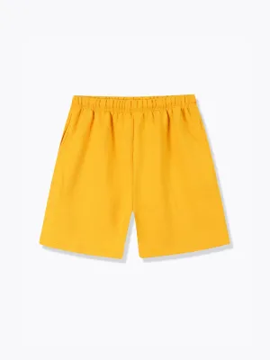 Fleece Sweat Shorts-Mango
