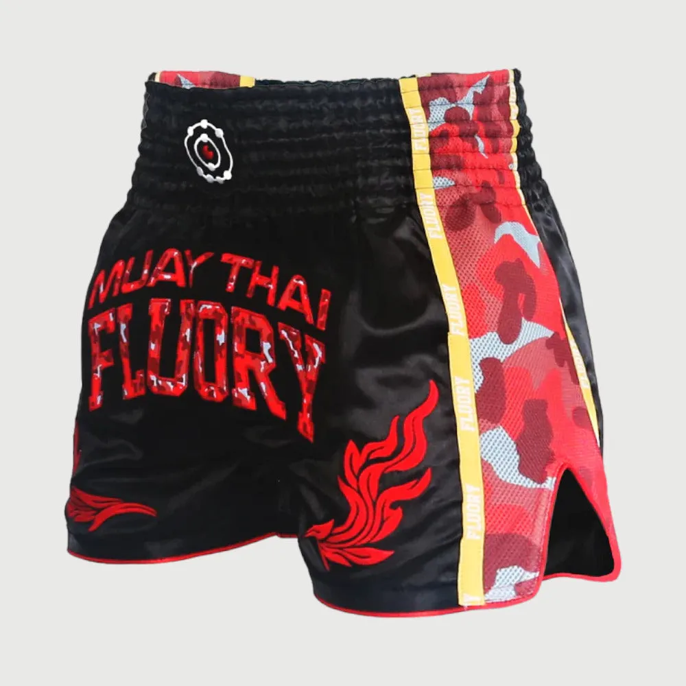 Fluory Camo Adult Muay Thai Shorts