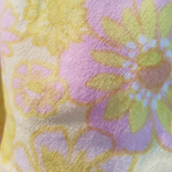 Free People Palo Duro Shorts High Rise Relaxed Fit Retro Floral Print Small NWT