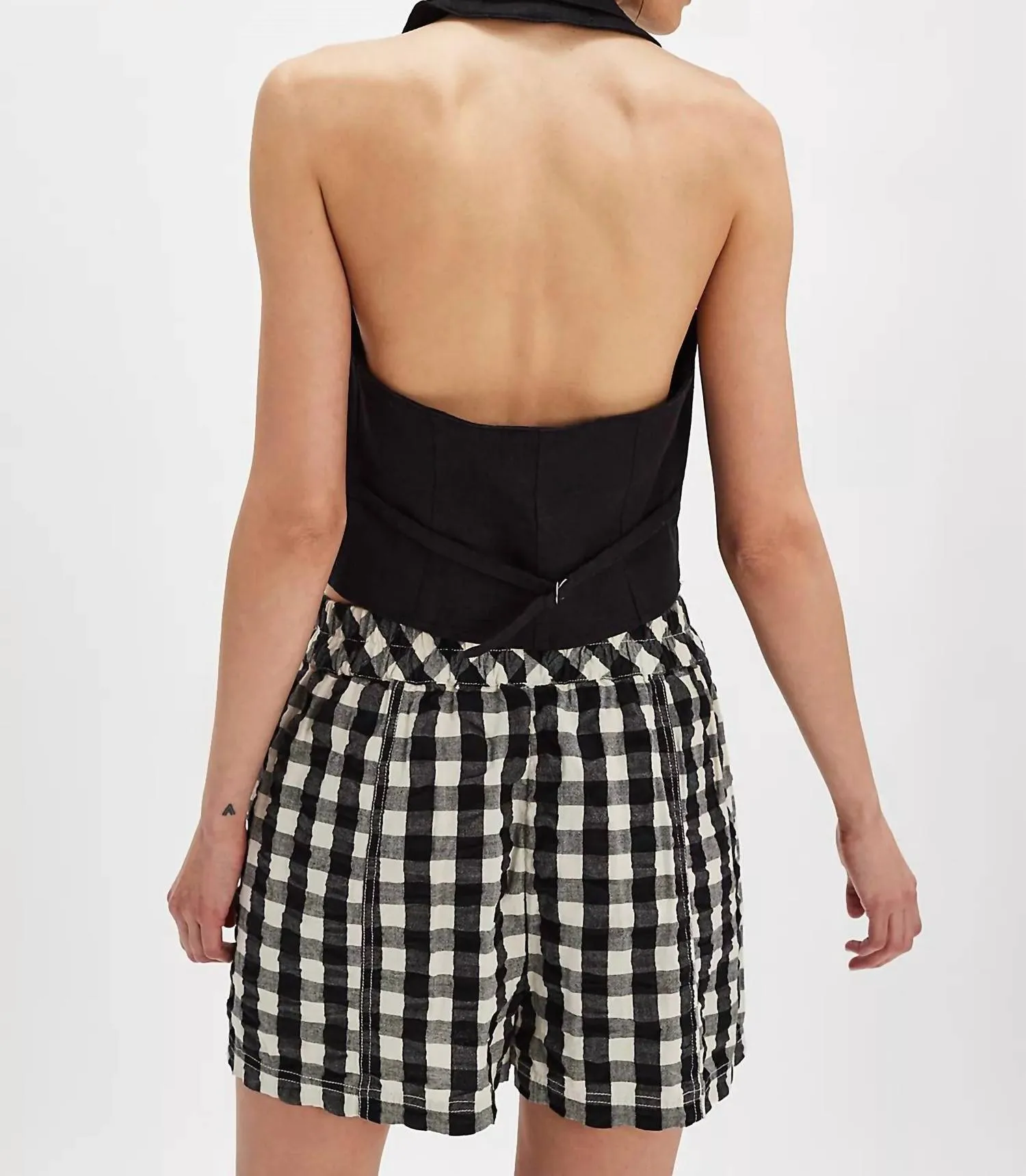 Free People - Seersucker Pull-On Shorts