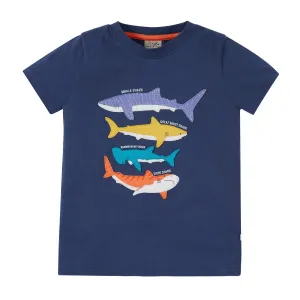 Frugi Avery Shark T-Shirt Pg6na