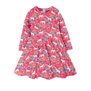 Frugi Sofia Skater Dress 500028A4wdhr Wild Horses
