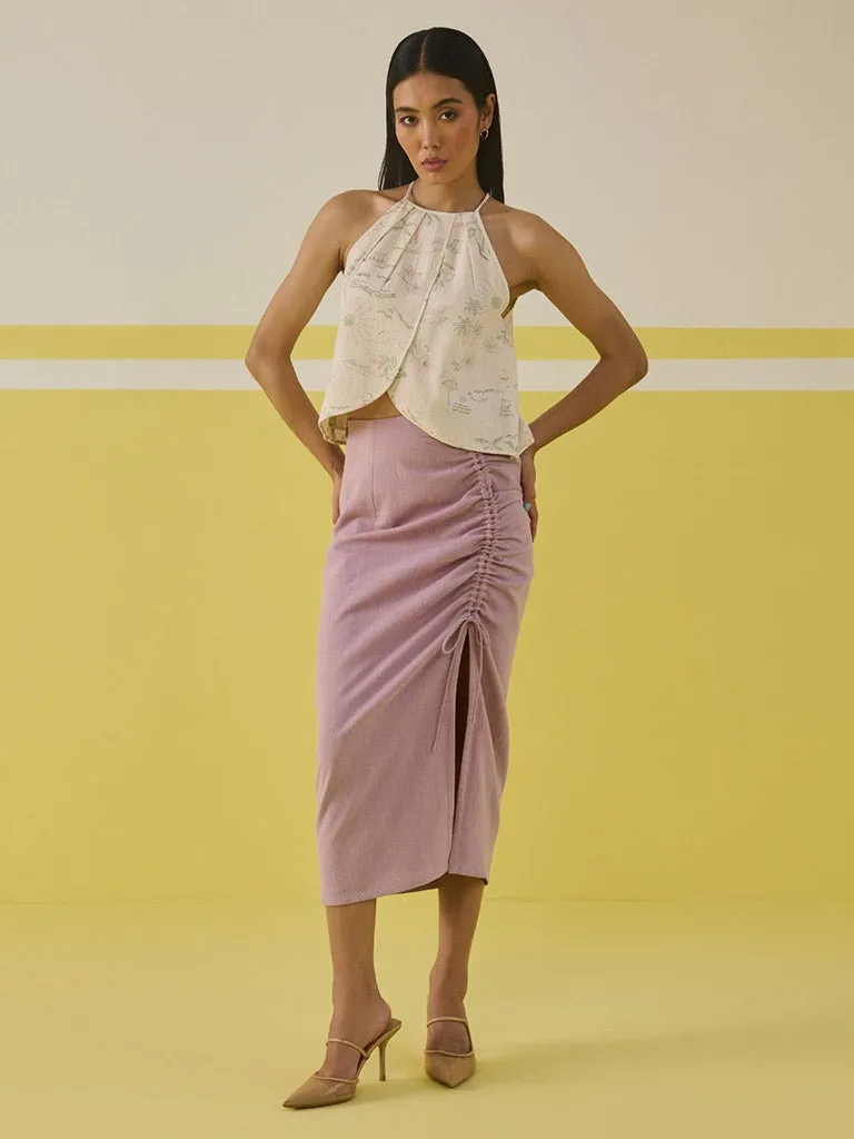 Garden Of Joy Halter Neck Top