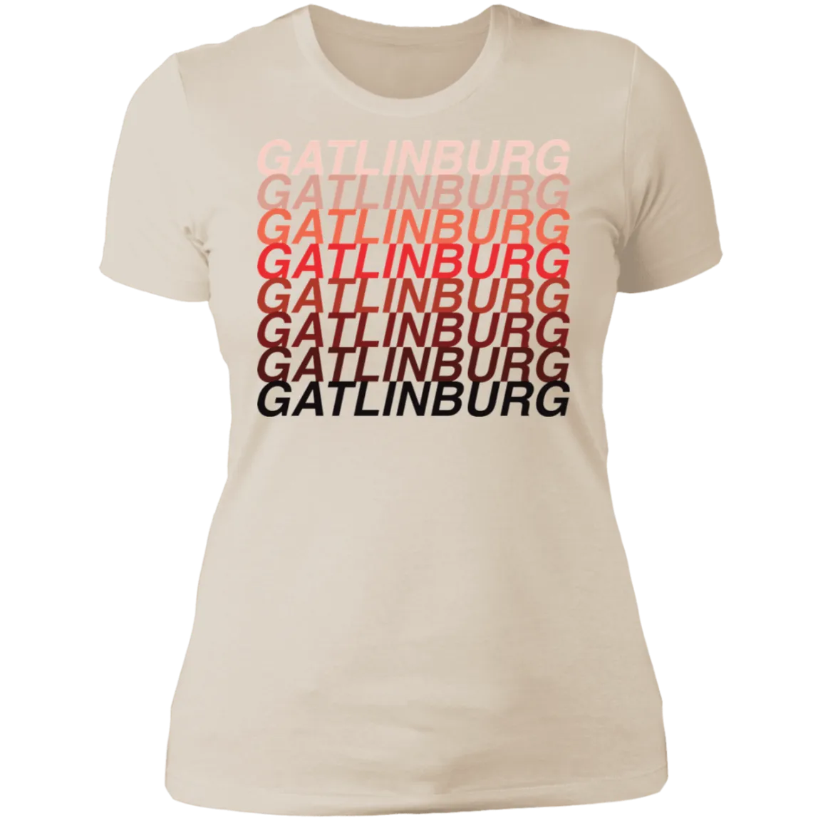 Gatlinburg Red Ombre - Women's Tee