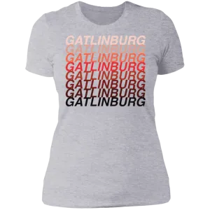 Gatlinburg Red Ombre - Women's Tee