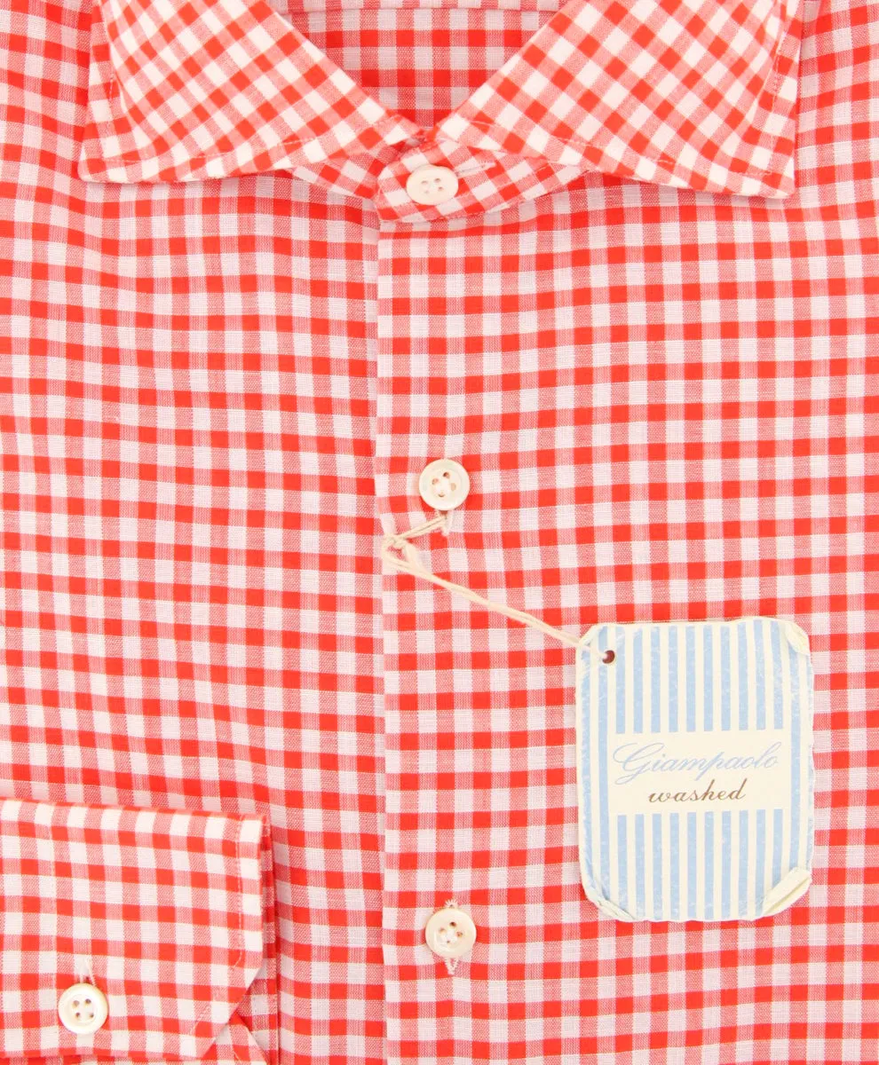 Giampaolo Orange Shirt - Extra Slim