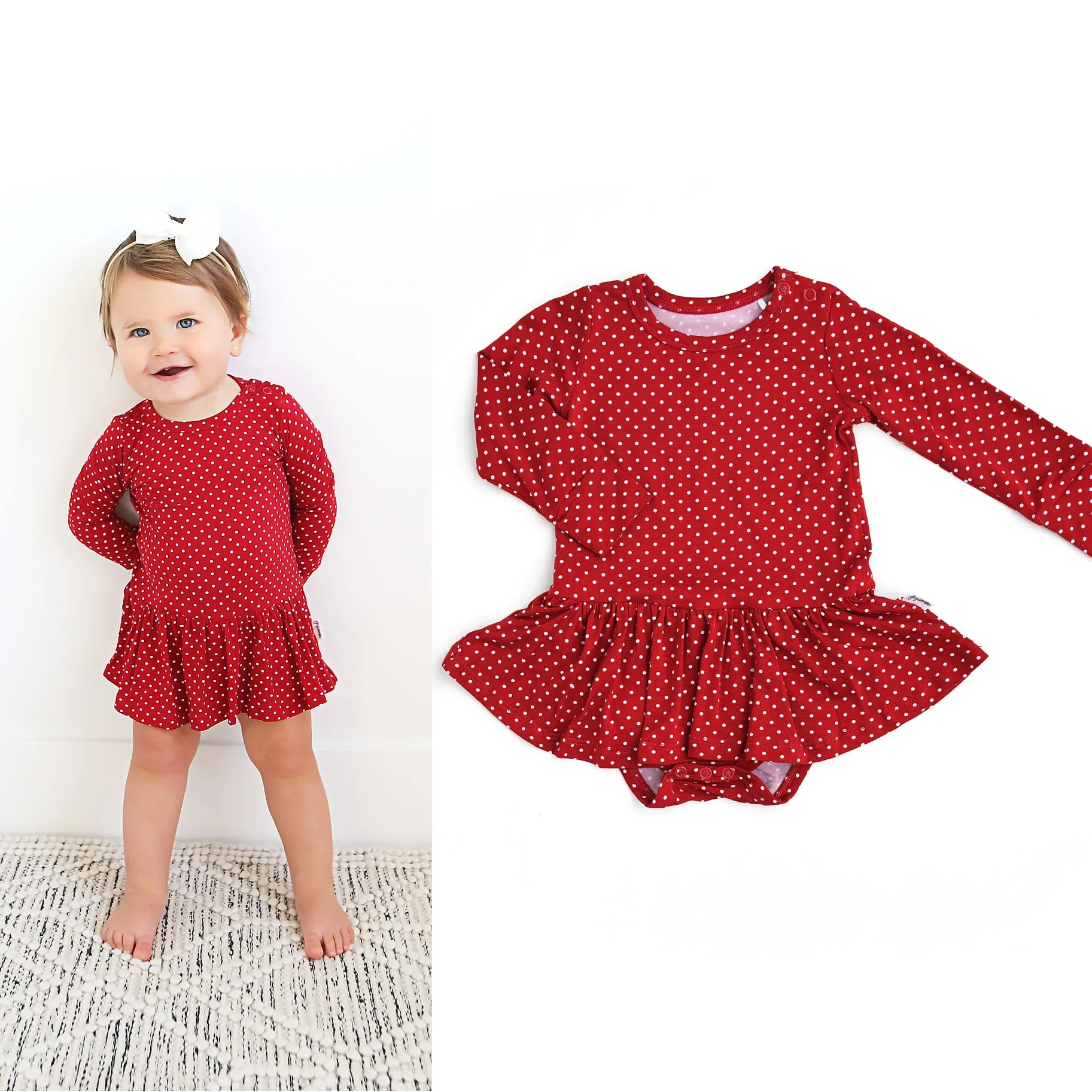 Gigi and Max Ivy L/S Tutu Bodysuit