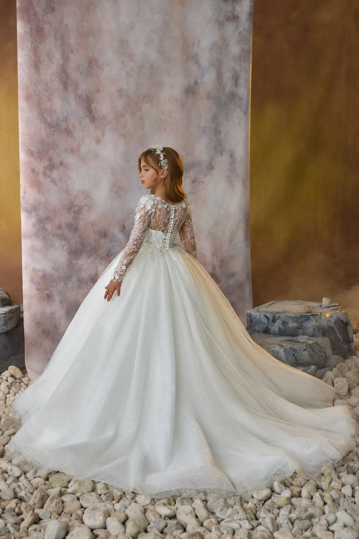 Glittering Glory Communion Gown