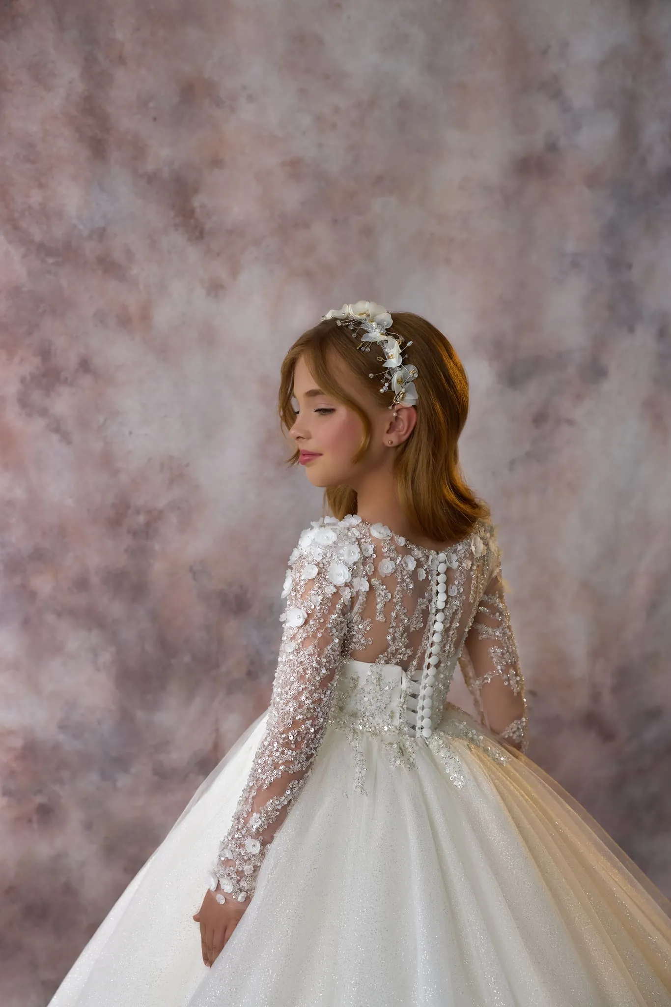 Glittering Glory Communion Gown