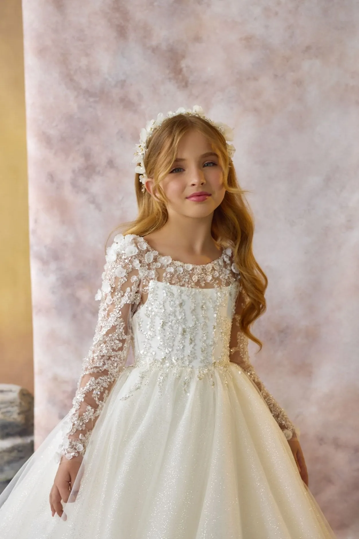 Glittering Glory Communion Gown