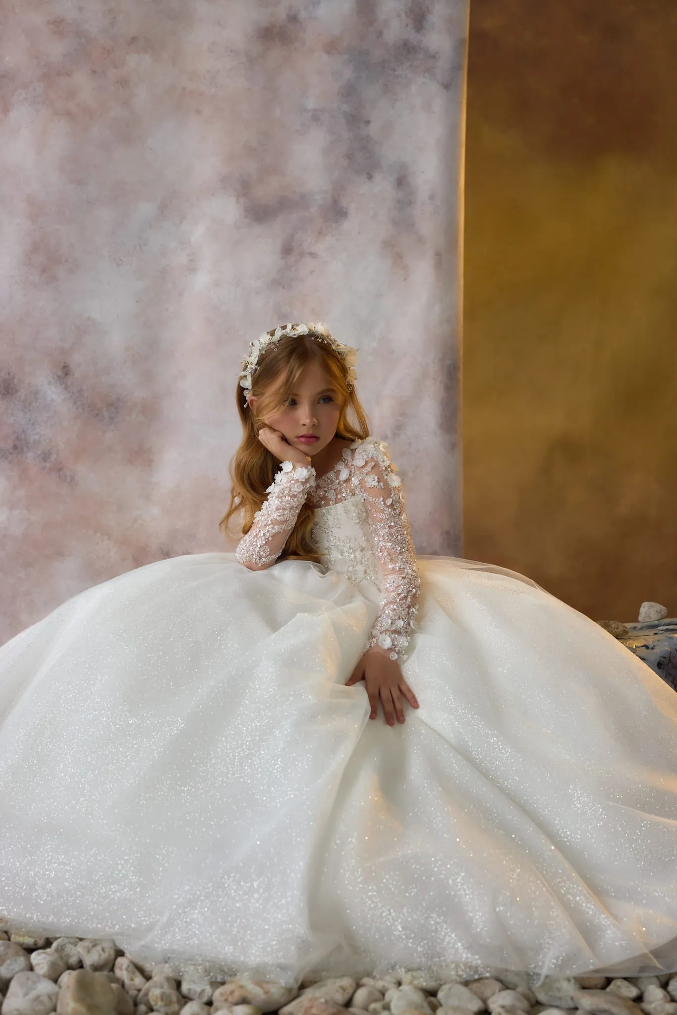 Glittering Glory Communion Gown