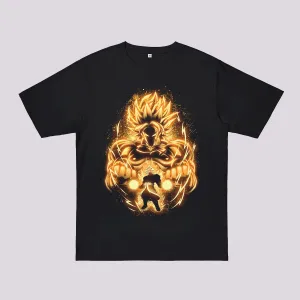 Golden Saiyan Broly Oversized T-Shirt