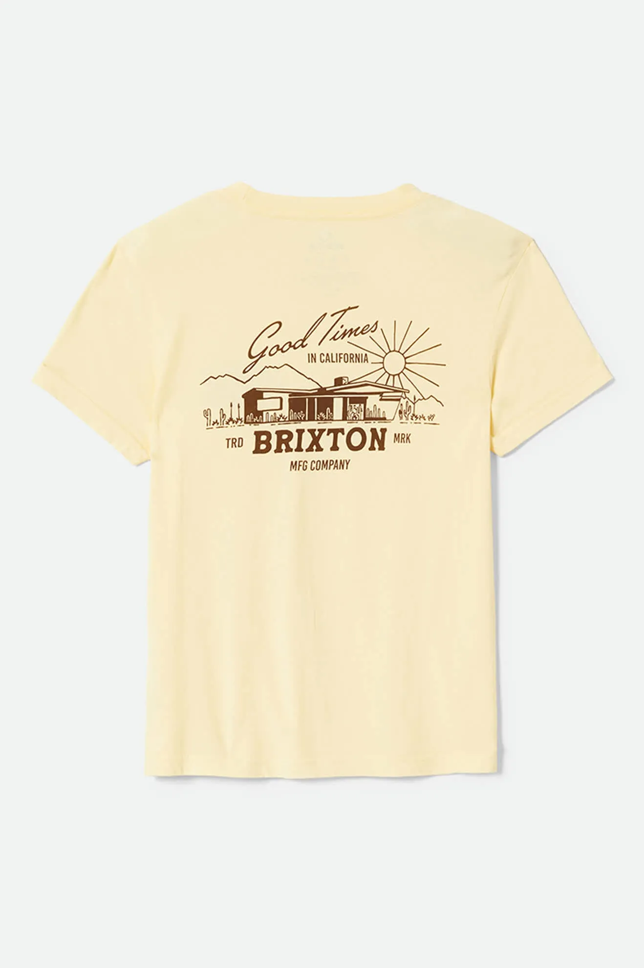 Good Times Fitted Crew T-Shirt - Panna Cotta
