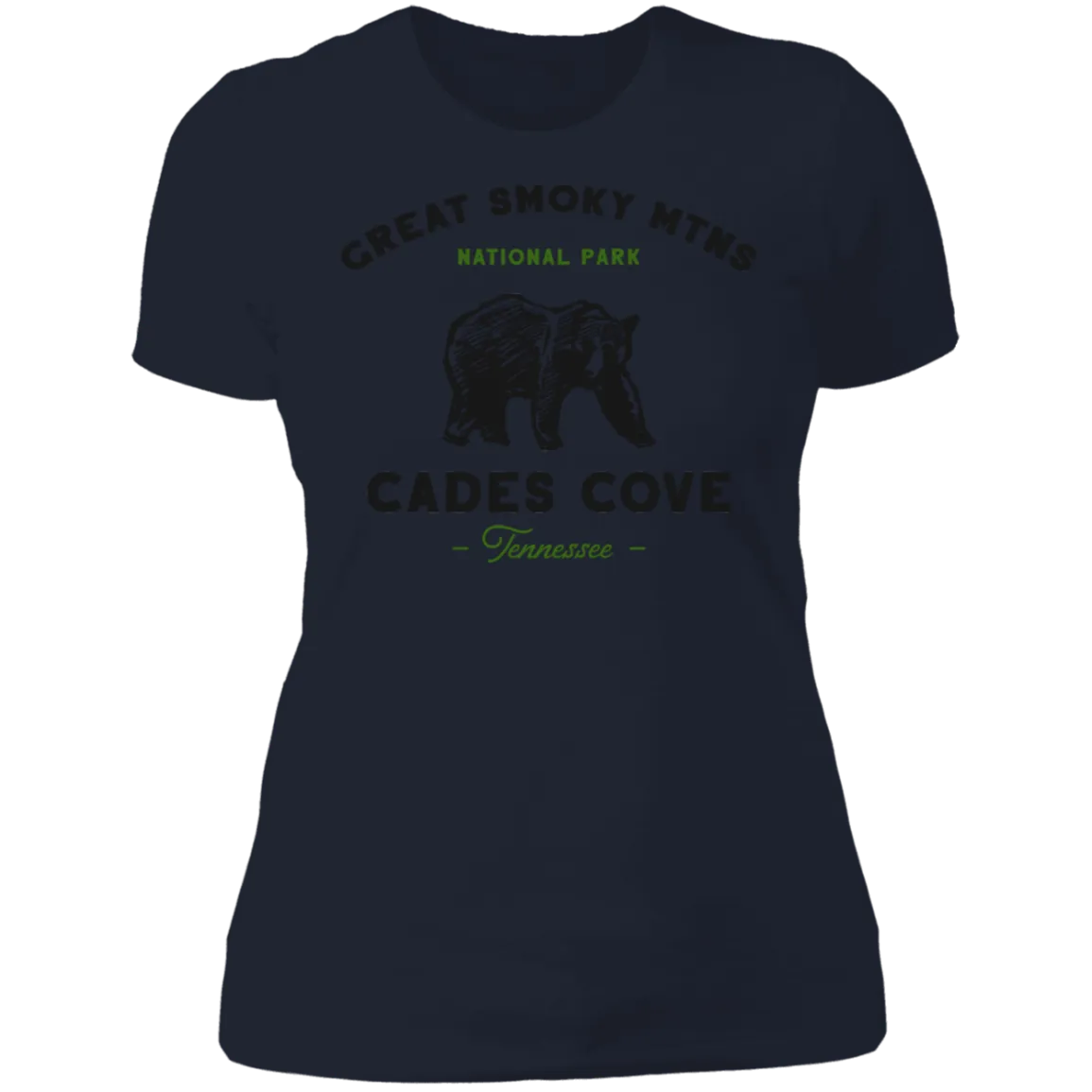 Great Smoky Mountains Cades Cove Bear - Women's Tee