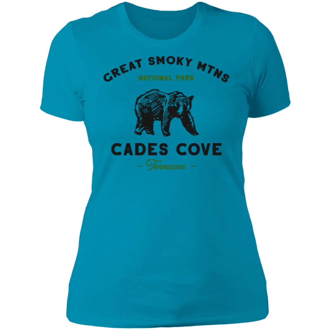 Great Smoky Mountains Cades Cove Bear - Women's Tee