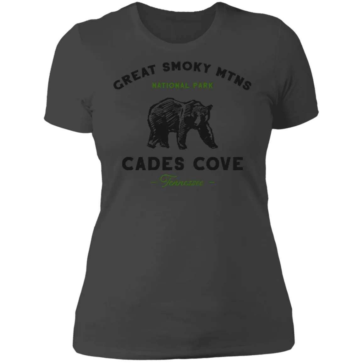 Great Smoky Mountains Cades Cove Bear - Women's Tee