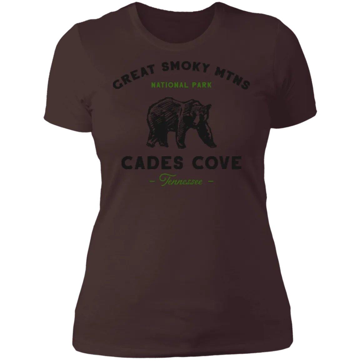 Great Smoky Mountains Cades Cove Bear - Women's Tee