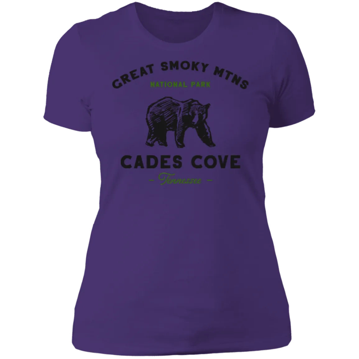 Great Smoky Mountains Cades Cove Bear - Women's Tee