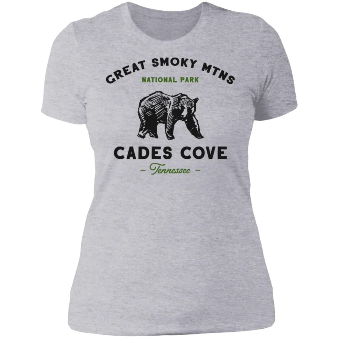 Great Smoky Mountains Cades Cove Bear - Women's Tee