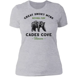 Great Smoky Mountains Cades Cove Bear - Women's Tee
