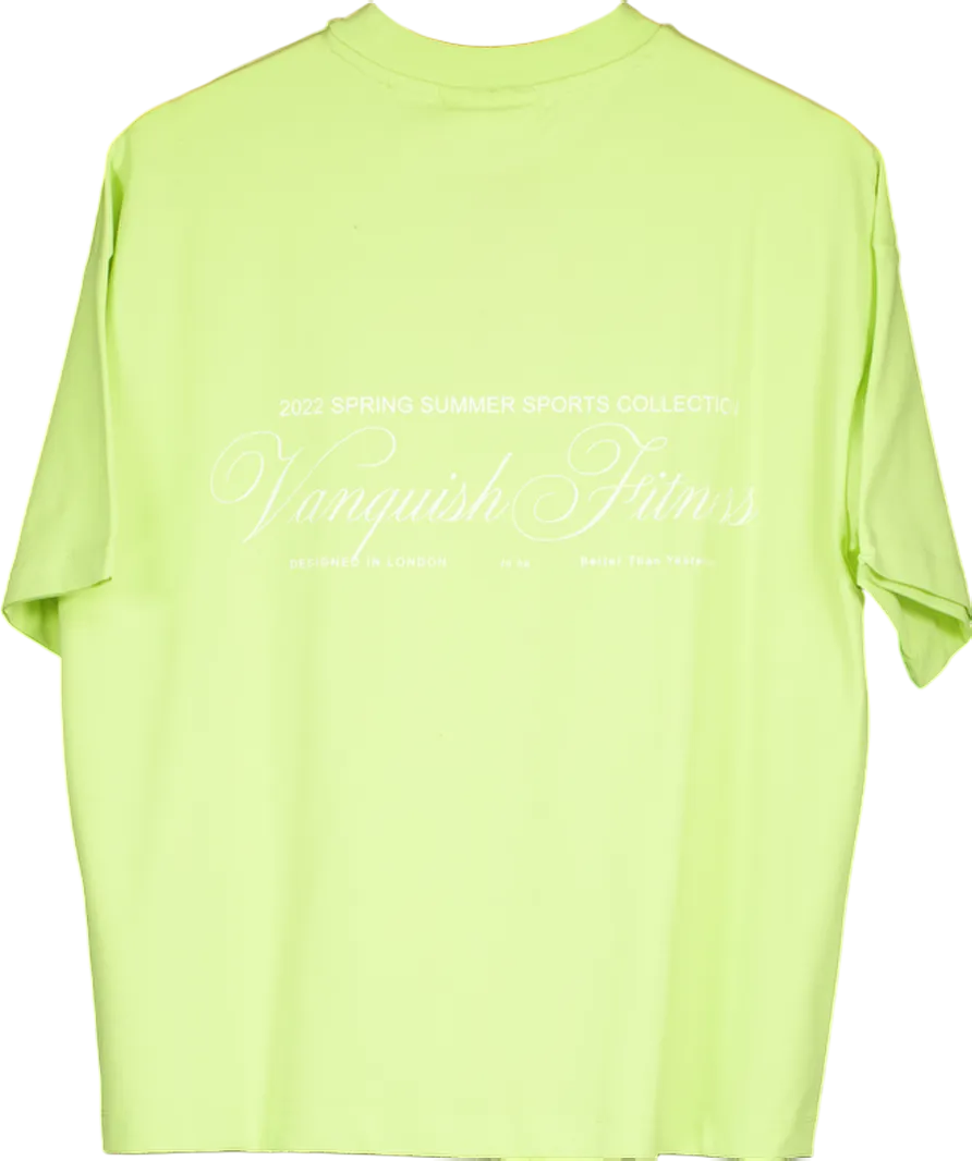 Green Vanquish Better Than Yesterday Oversized T-shirt UK S