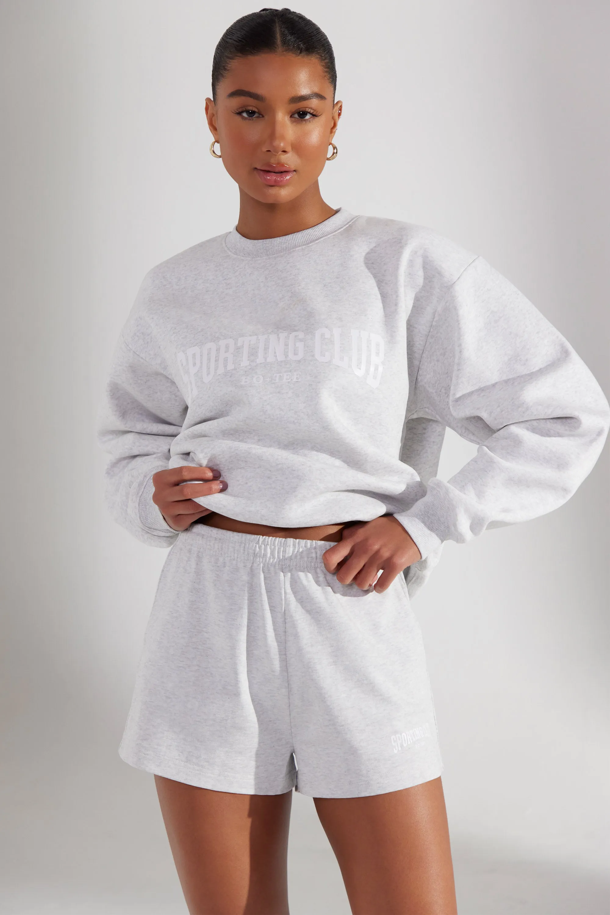 Groundwork - Sweat Shorts in Heather Grey