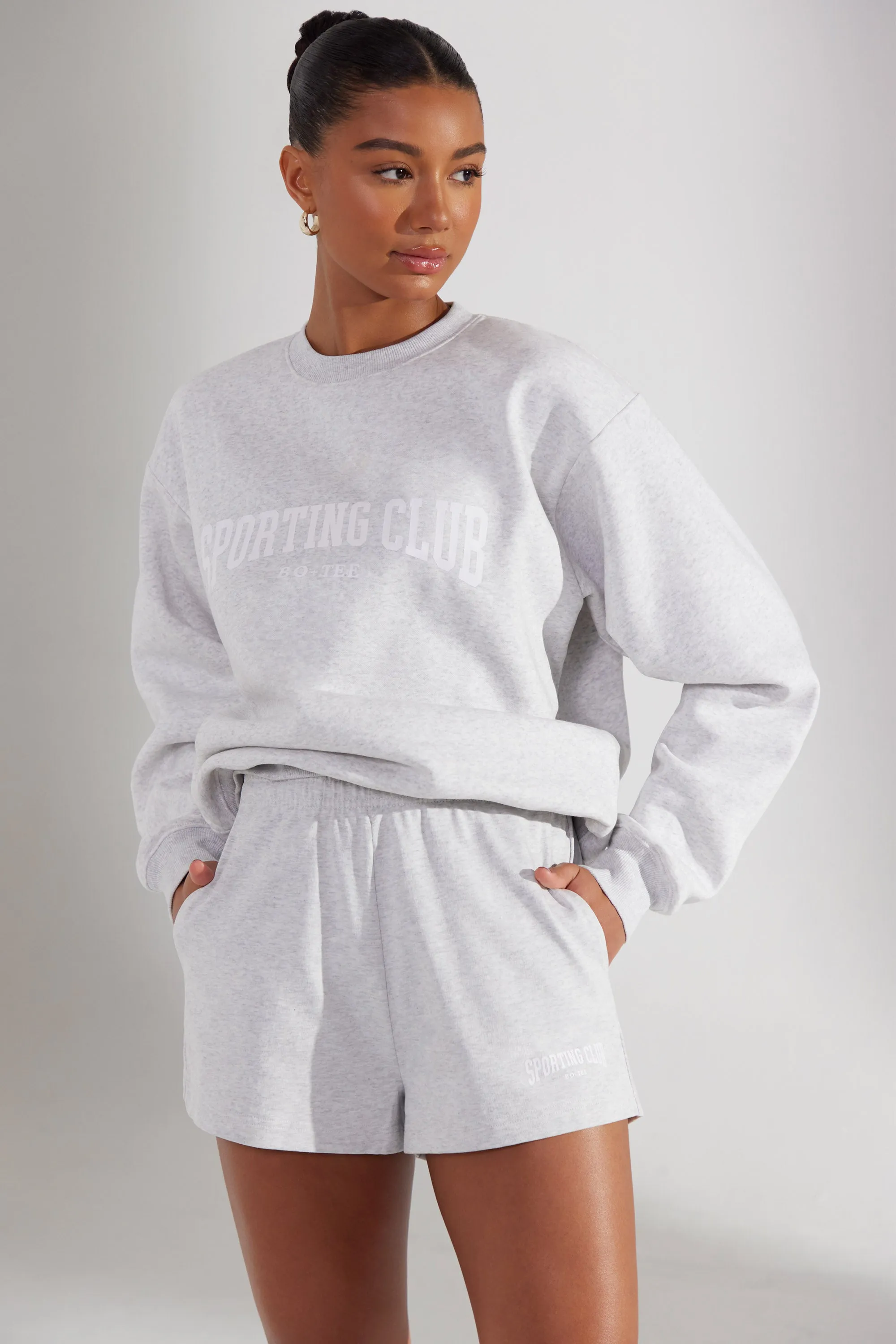 Groundwork - Sweat Shorts in Heather Grey