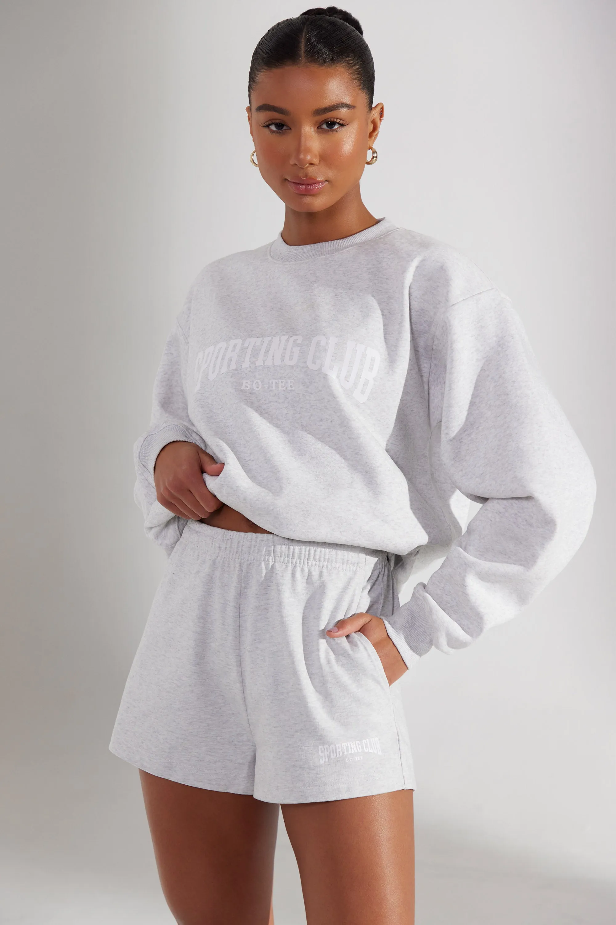 Groundwork - Sweat Shorts in Heather Grey