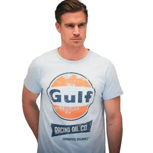 Gulf Racing Oil T-Shirt in Gulf Blue