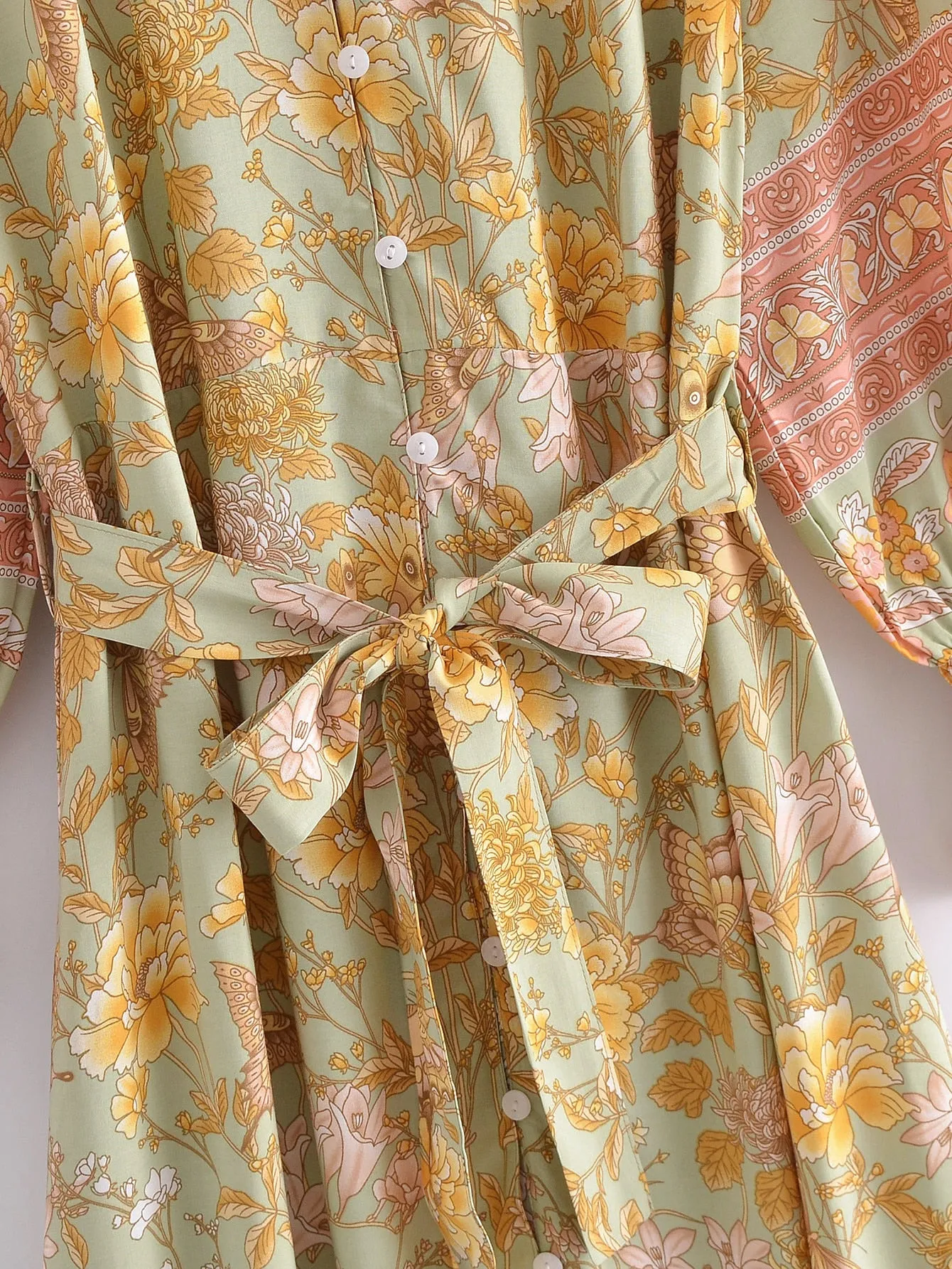 Gypsy Floral Print Maxi Dress