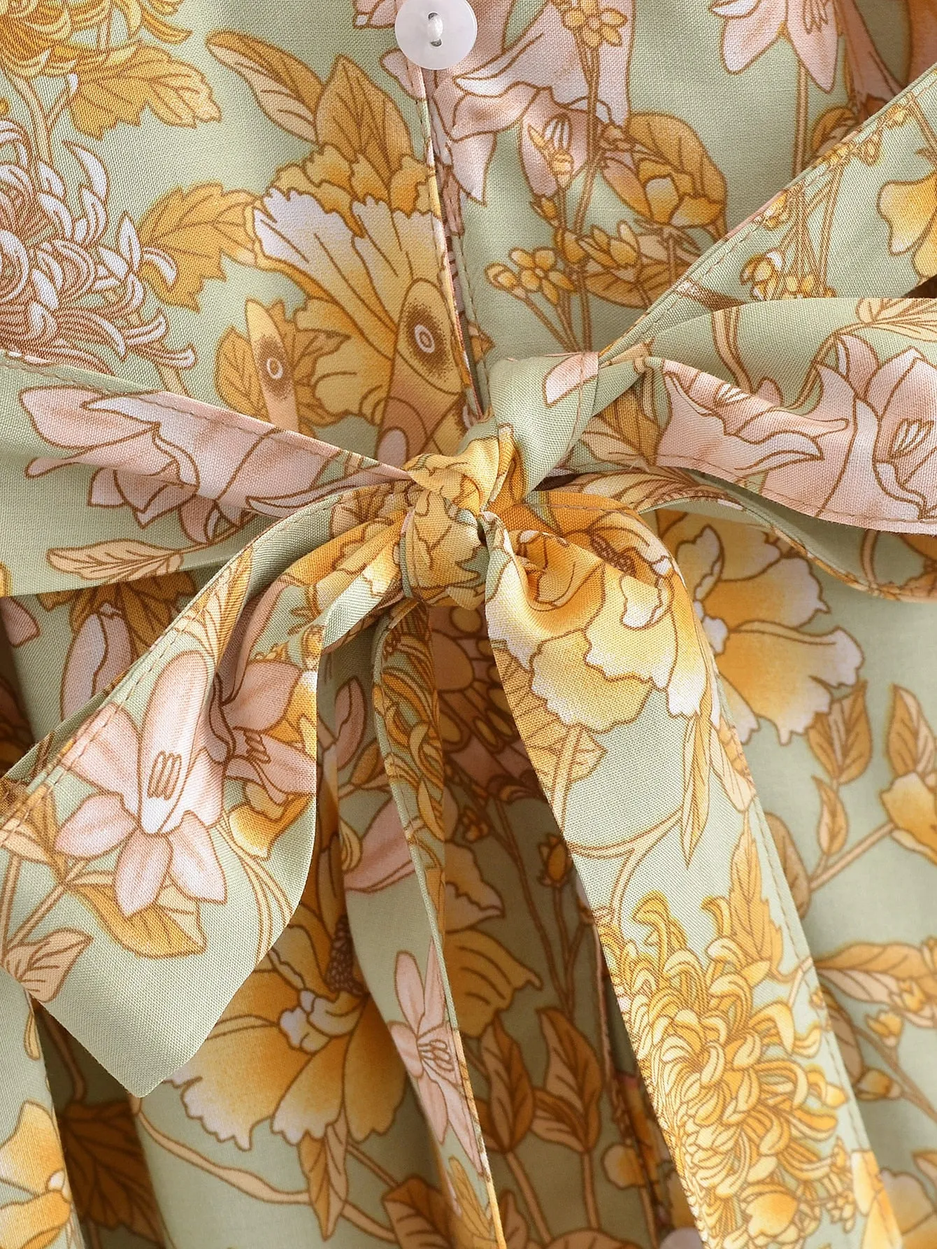 Gypsy Floral Print Maxi Dress