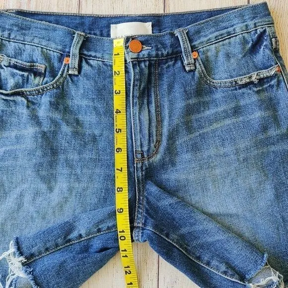 Habitual denim cutoff midi shorts sz 26 style HBJ00540B
