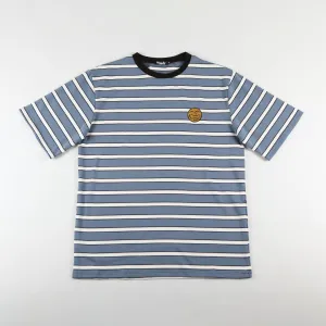 Handy 'Heavyweight Stripe' T-Shirt (Chalk Blue)