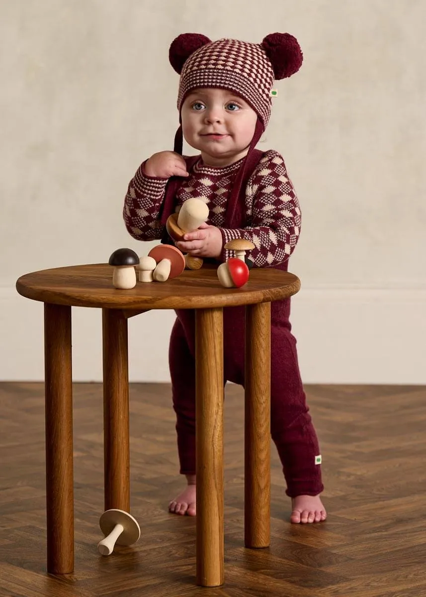 Harper - Berry Knit Dungaree