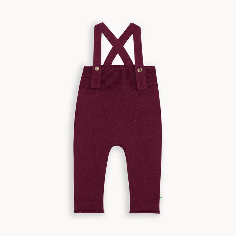 Harper - Berry Knit Dungaree