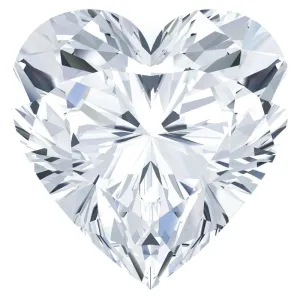 Heart Diamond Faceted FAB Moissanite Loose Stone