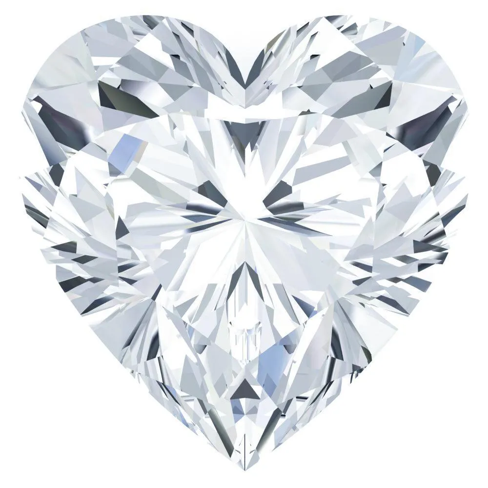 Heart Diamond Faceted FAB Moissanite Loose Stone
