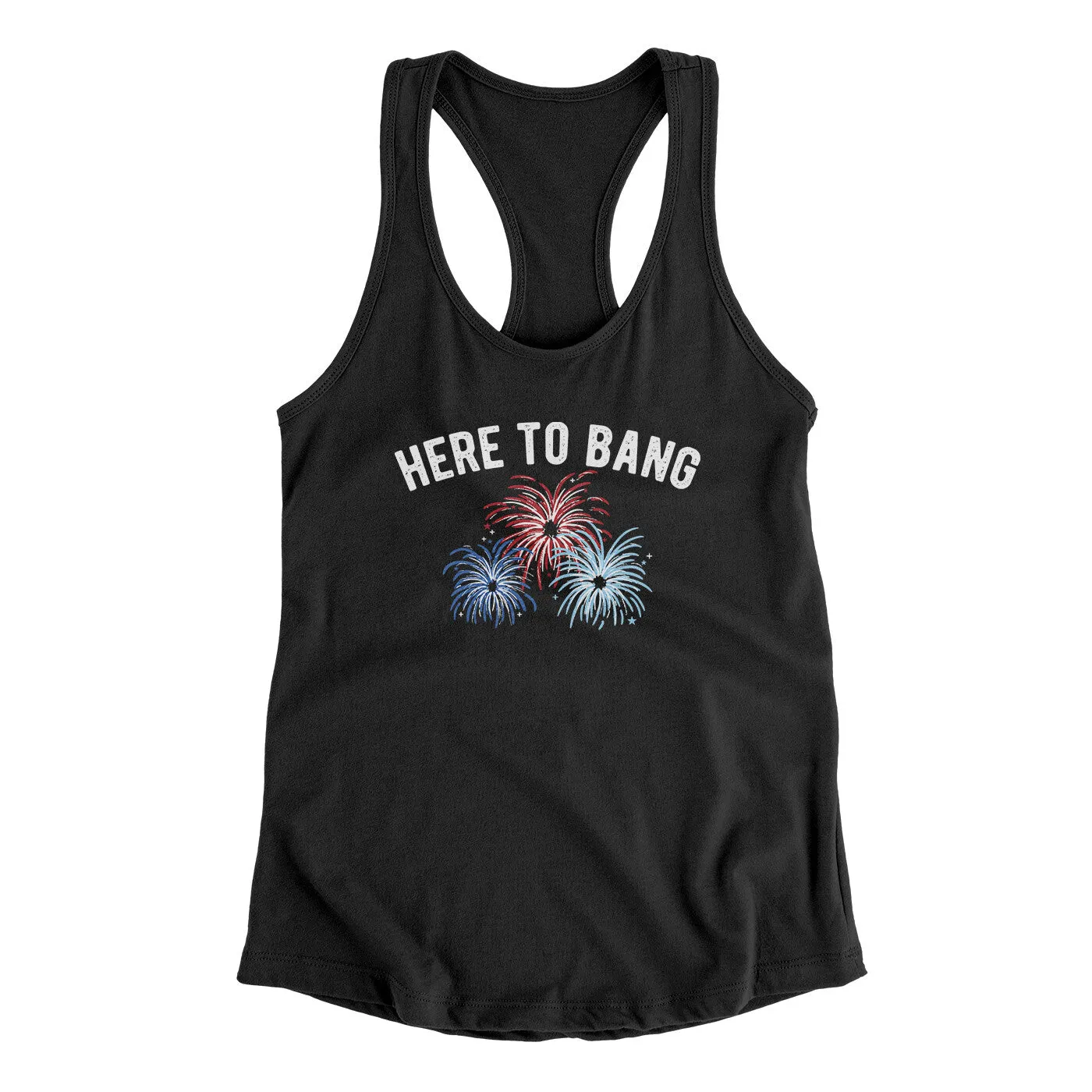 Here To Bang Women's Racerback Tank