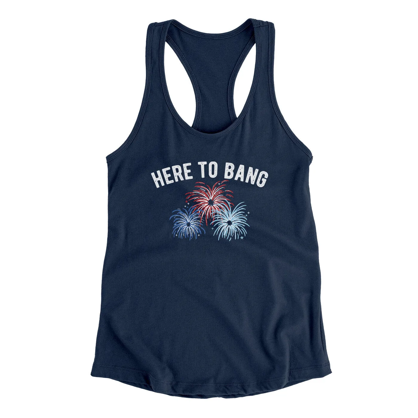 Here To Bang Women's Racerback Tank