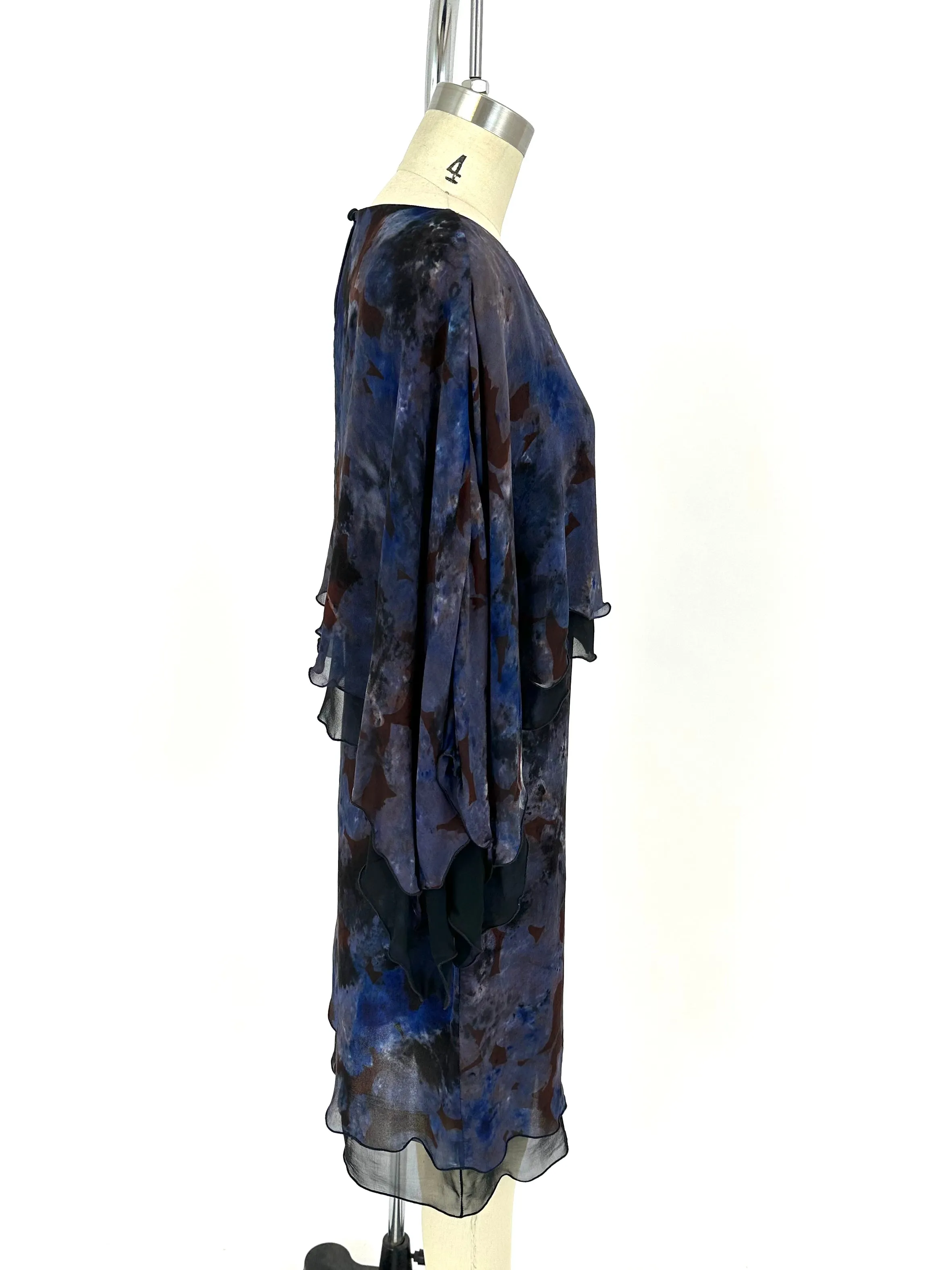 Holly's Harp Chiffon Scallop Dye Dress*