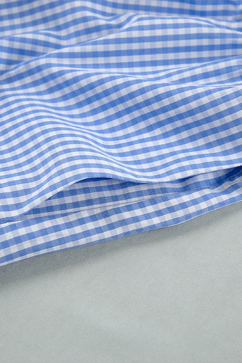 HUP1116 Checkered Top & Shorts Set
