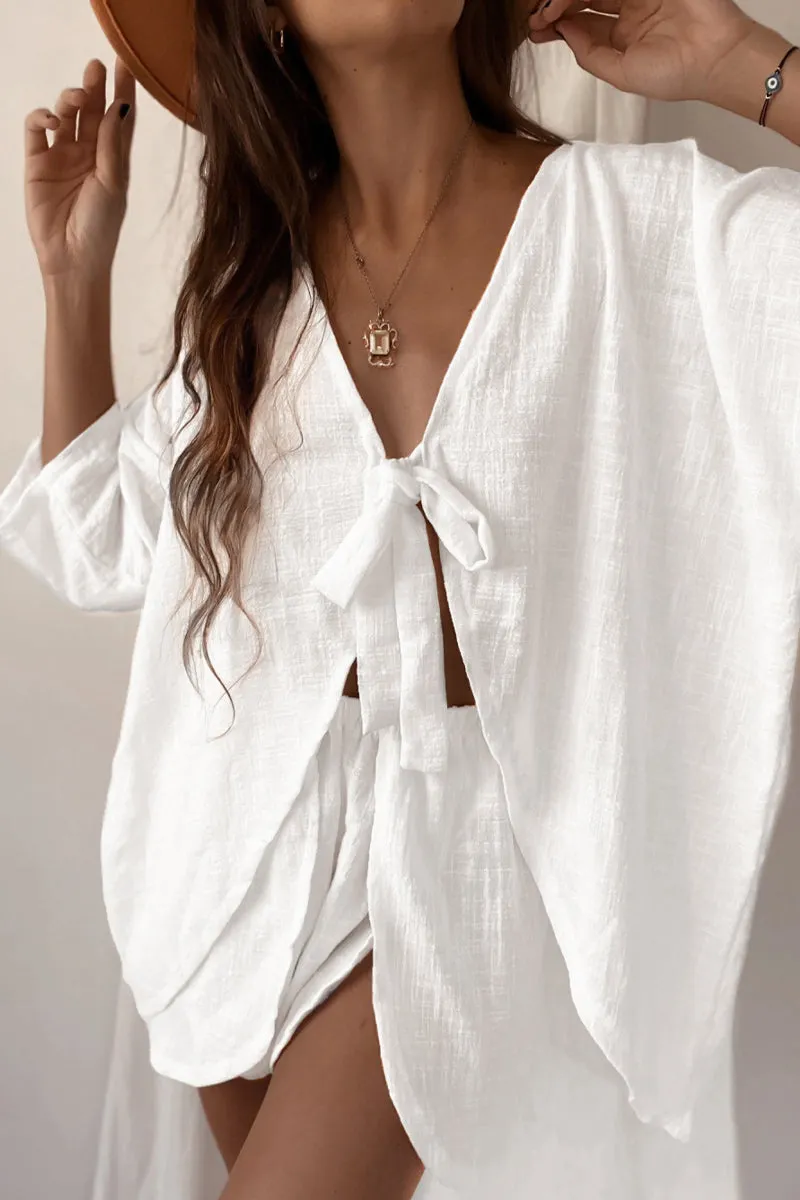 HUQ1030 Loose Top & Shorts Set