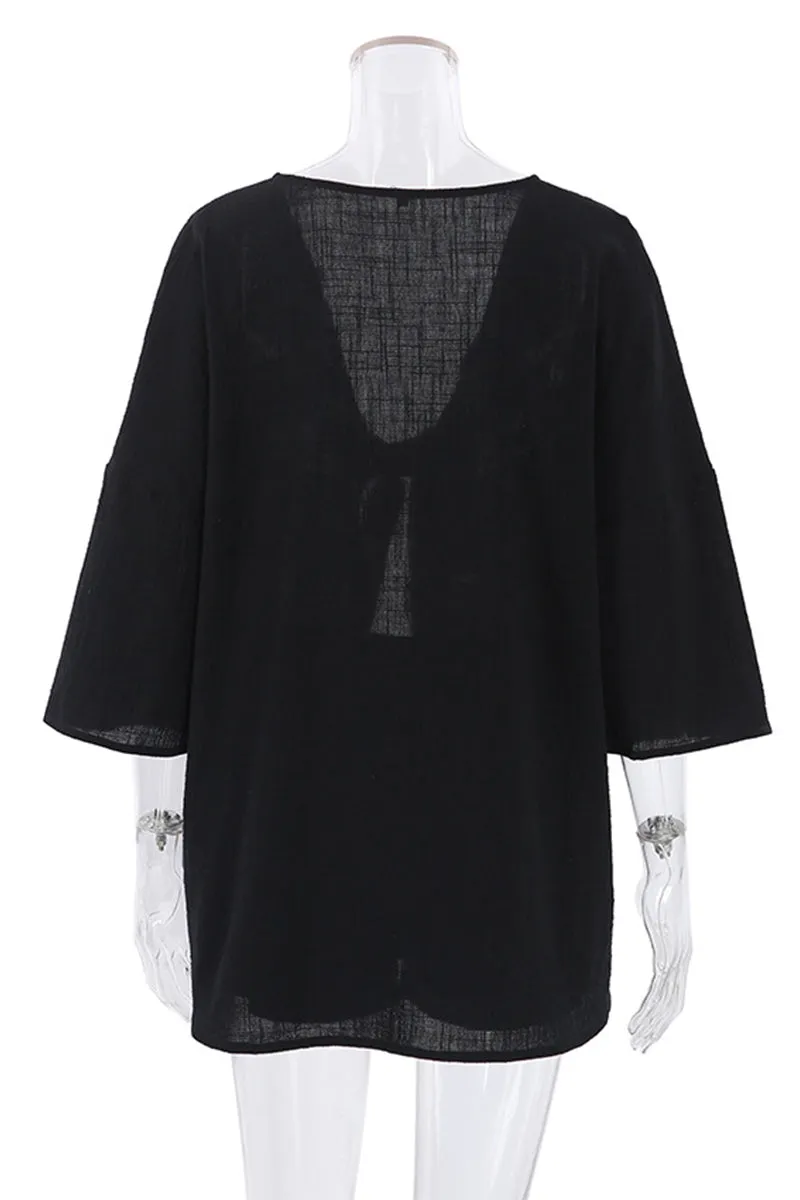 HUQ1030 Loose Top & Shorts Set