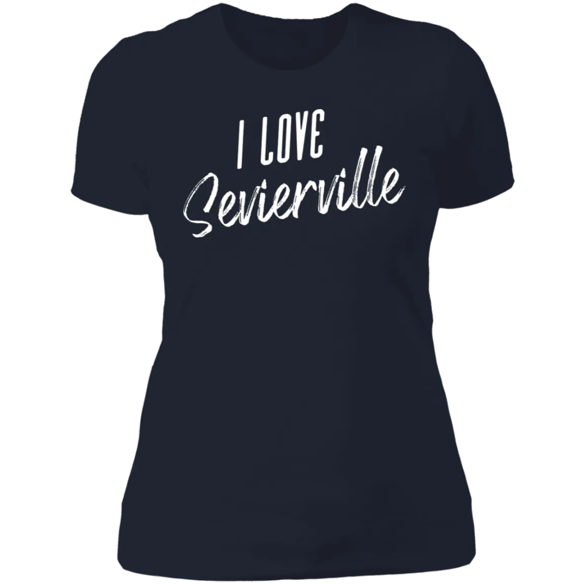 I Love Sevierville (White) - Women's Tee