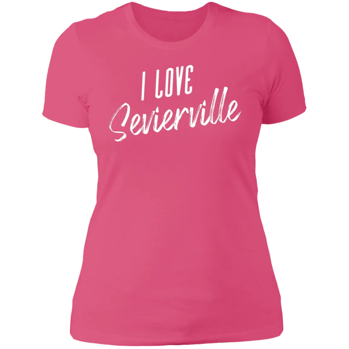 I Love Sevierville (White) - Women's Tee