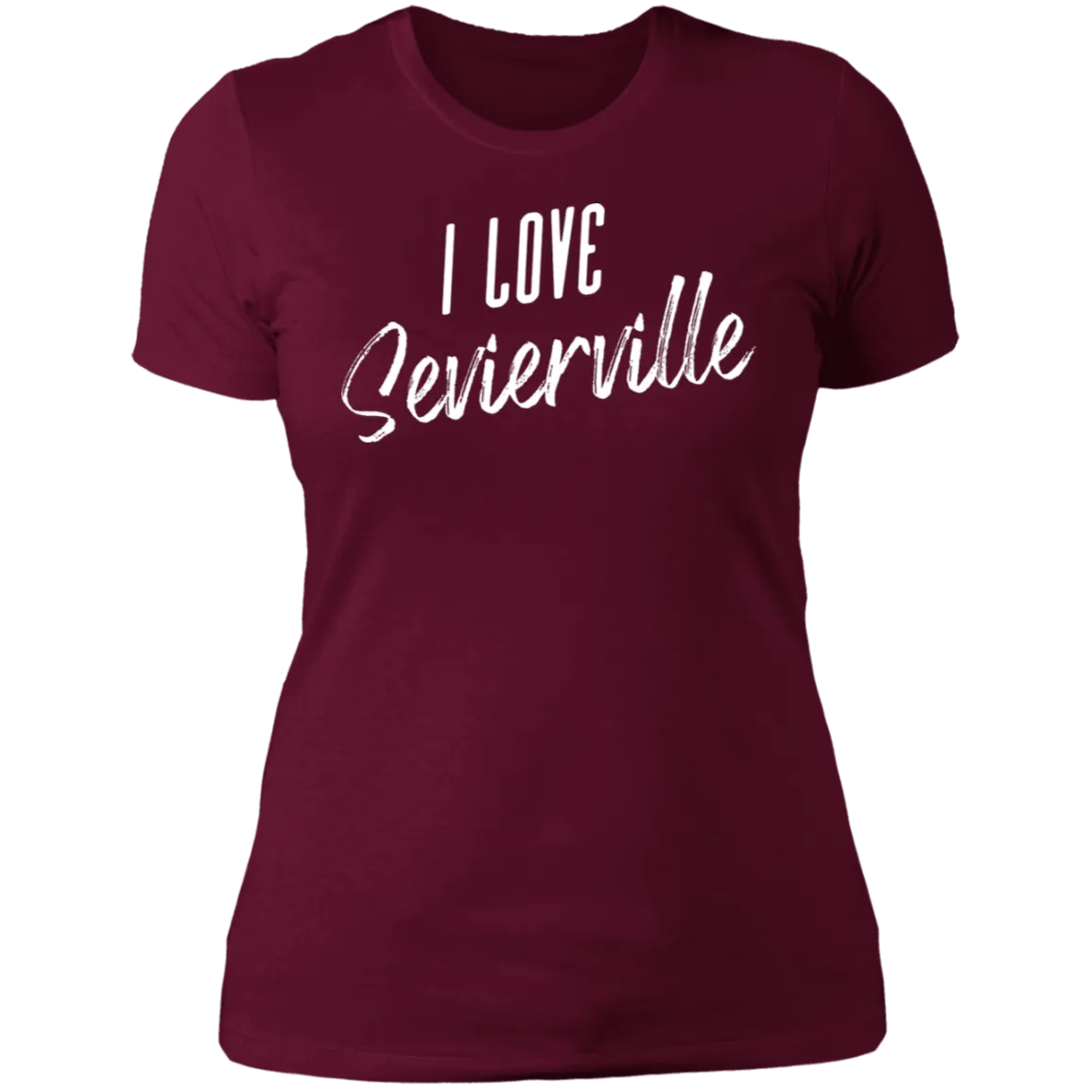 I Love Sevierville (White) - Women's Tee