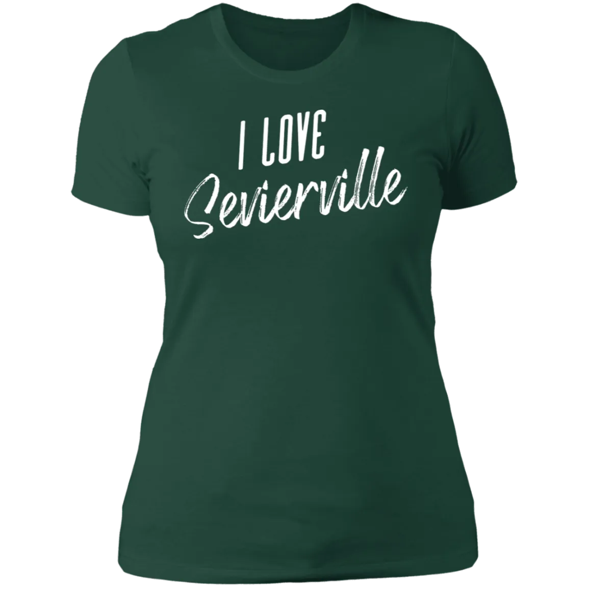 I Love Sevierville (White) - Women's Tee