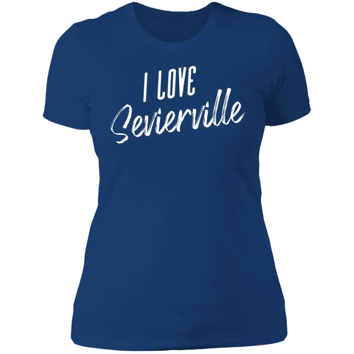 I Love Sevierville (White) - Women's Tee