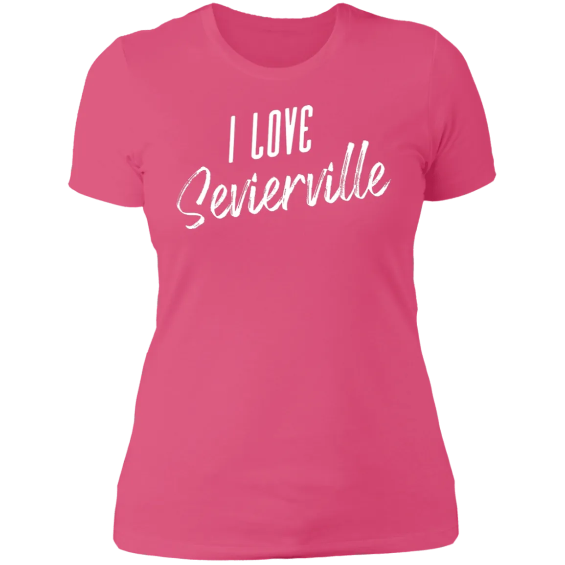 I Love Sevierville (White) - Women's Tee