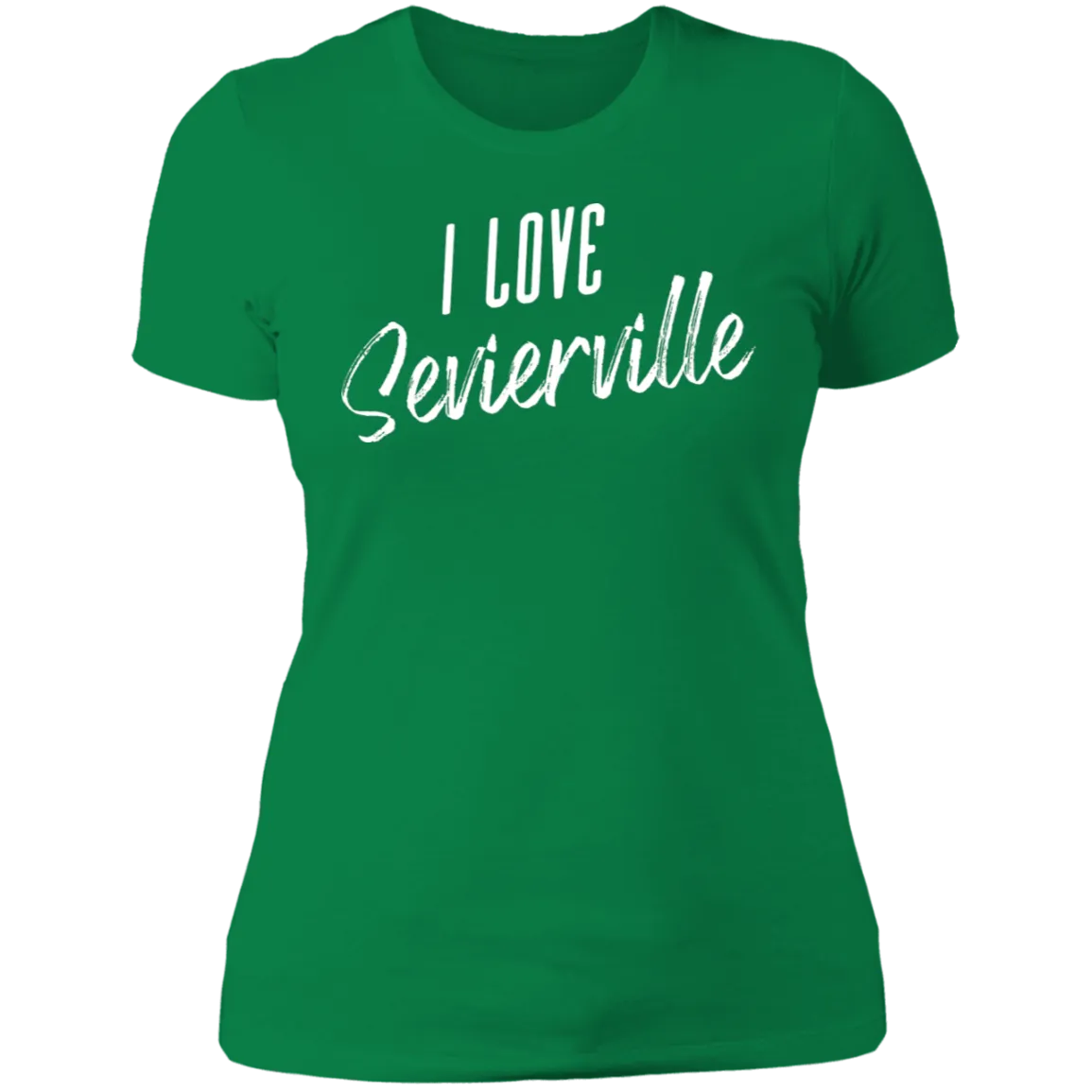 I Love Sevierville (White) - Women's Tee